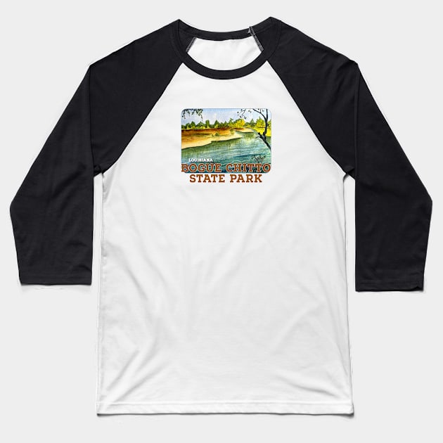 Bogue Chitto State Park, Louisiana Baseball T-Shirt by MMcBuck